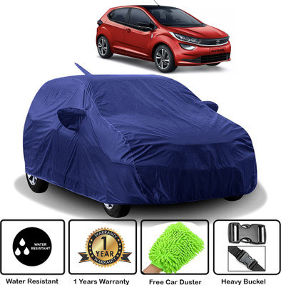 KushRoad Car Cover For Tata Altroz (With Mirror Pockets)(Blue)