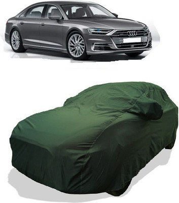 QLAX Car Cover For Maruti A8 L 50 TDI Quattro (With Mirror Pockets)(Gold)