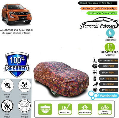 Tamanchi Autocare Car Cover For Mahindra XUV500 W11 Option AWD Diesel(Multicolor)