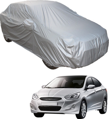SS FOR YOUR SMART NEEDS Car Cover For Hyundai Accent Viva (With Mirror Pockets)(Silver)