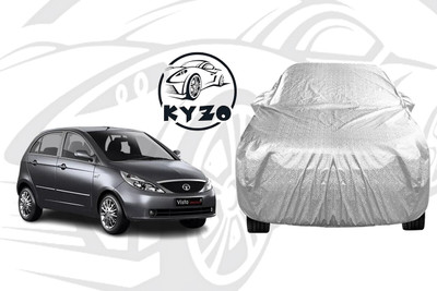 KYZO Car Cover For Tata Vista (With Mirror Pockets)(Silver)