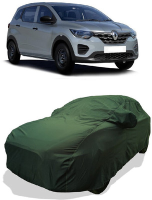 Coxtor Car Cover For Renault Triber RXE (With Mirror Pockets)(Green)