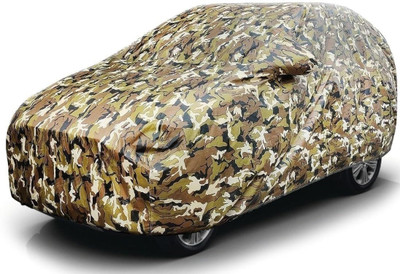 AUTO WINDY Car Cover For Datsun GO 1.2 (With Mirror Pockets)(Green)