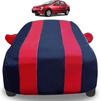 Amanzo Car Cover For Mahindra Logan (With Mirror Pockets)(Red)