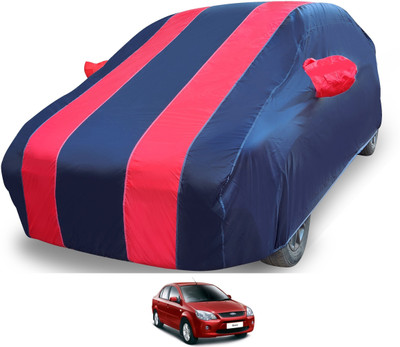 Euro Care Car Cover For Ford Ikon (With Mirror Pockets)(Red)