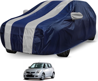 Auto Hub Car Cover For Maruti Suzuki Swift (Without Mirror Pockets)(Black, Grey)