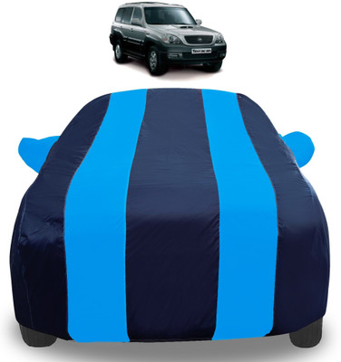 Amanzo Car Cover For Nissan Terrano (With Mirror Pockets)(Blue)
