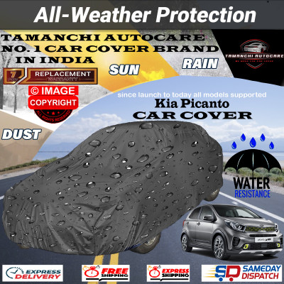 Tamanchi Autocare Car Cover For Kia Picanto(Grey)