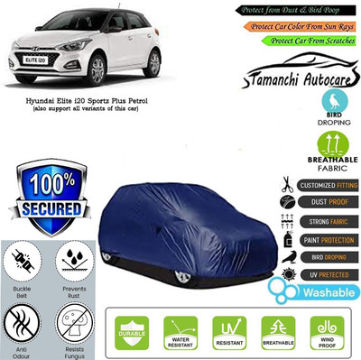 Tamanchi Autocare Car Cover For Hyundai Elite i20 Sportz Plus Petrol(Blue)