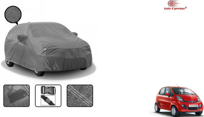 Auto Oprema Car Cover For Tata Nano LX (With Mirror Pockets)(Grey, For 2016, 2017, 2018, 2019, 2020, 2021, 2022 Models)
