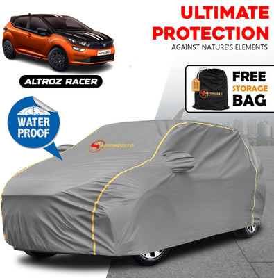 AUTOMOZEXO Car Cover For Tata Altroz, Altroz XT Petrol, Altroz EV, Altroz XZ Option Petrol (With Mirror Pockets)(Grey)