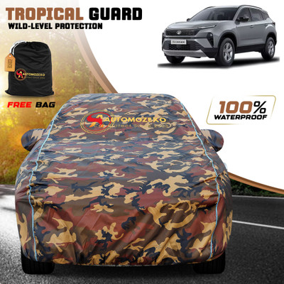 AUTOMOZEXO Car Cover For Tata Harrier (With Mirror Pockets)(Multicolor)