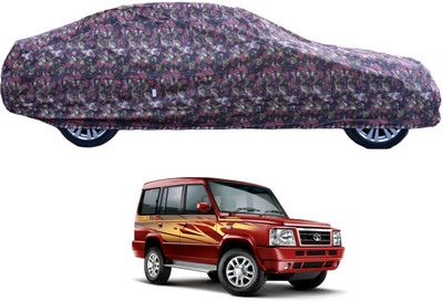 Auto Hub Car Cover For Tata Sumo Gold (With Mirror Pockets)(Green)