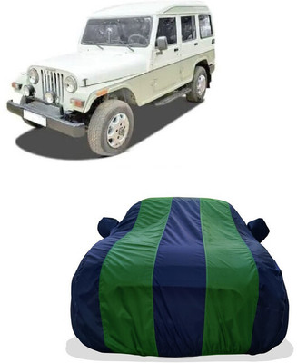 Tricway Car Cover For Mahindra Marshal (With Mirror Pockets)(Green)