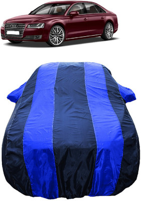 Wegather Car Cover For Audi A8 L 50 TDI Quattro Premium Plus (With Mirror Pockets)(Blue)