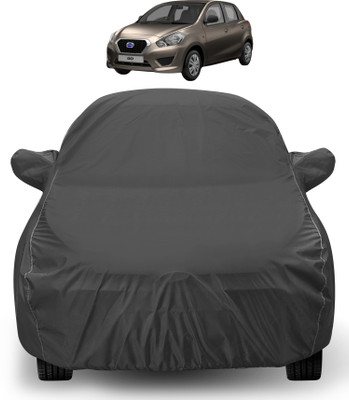 Euro Care Car Cover For Datsun Go (Without Mirror Pockets)(Grey)