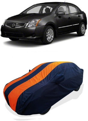 Coxtor Car Cover For Nissan Sentra 2.0 SL (With Mirror Pockets)(Orange)