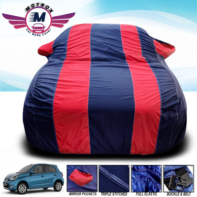MoTRoX Car Cover For Ford Ikon (With Mirror Pockets)(Red, Blue)