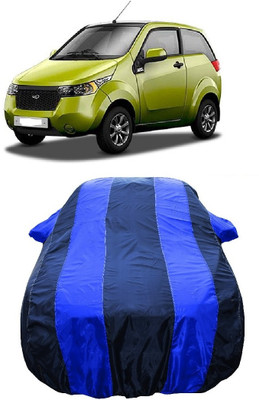Wegather Car Cover For Mahindra e2o T2 (With Mirror Pockets)(Blue)