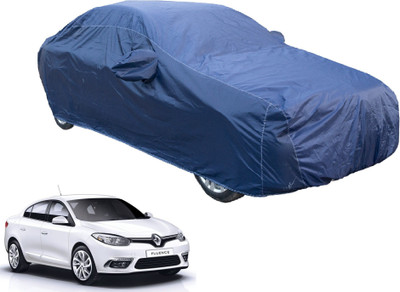 Auto Hub Car Cover For Renault Fluence (With Mirror Pockets)(Blue)