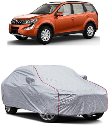 DIGGU Car Cover For Mahindra XUV500 W6 1.99 mHawk (With Mirror Pockets)(Silver)