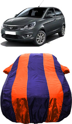 Wegather Car Cover For Tata Bolt Revotron XT (With Mirror Pockets)(Orange)