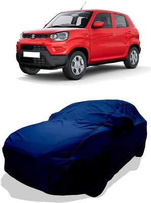 Coxtor Car Cover For Maruti Suzuki S-Presso STD Opt Petrol (With Mirror Pockets)(Blue)