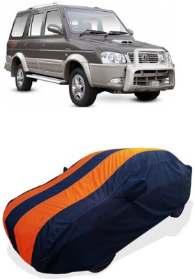 Coxtor Car Cover For ICML Extreme Winner CRDFi AC M Stg 9Seater BSIV (With Mirror Pockets)(Orange)