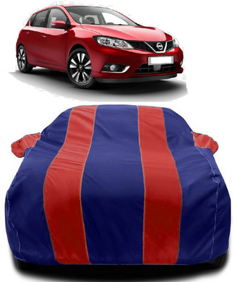 Autoprime Car Cover For Nissan Pulsar (With Mirror Pockets)(Red, Blue)