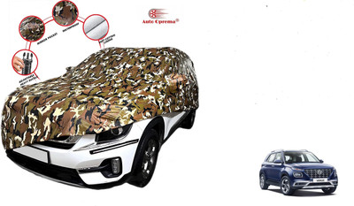 Auto Oprema Car Cover For Hyundai Venue (With Mirror Pockets)(Green)
