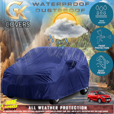 Tamanchi Autocare Car Cover For Maruti Suzuki Alto K10 (With Mirror Pockets)(Blue)
