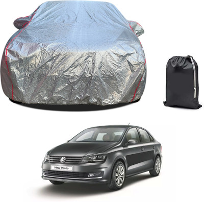 PAGORA Car Cover For Volkswagen Vento (With Mirror Pockets)(Silver, For 2019, 2020, 2021, 2022, 2023 Models)