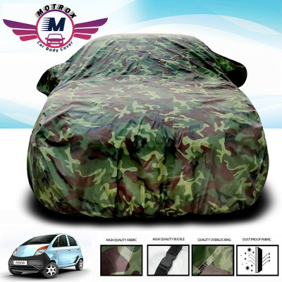 MoTRoX Car Cover For Tata Nano (Without Mirror Pockets)(Green)
