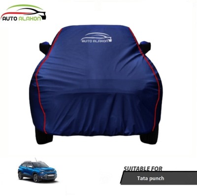 AUTO ALAXON Car Cover For Tata Punch (With Mirror Pockets)(Blue)