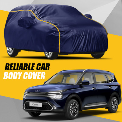 XOCAVO Car Cover For Kia Carens (With Mirror Pockets)(Multicolor)
