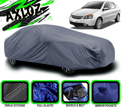 AXLOZ Car Cover For Tata Indigo CS (With Mirror Pockets)(Grey)