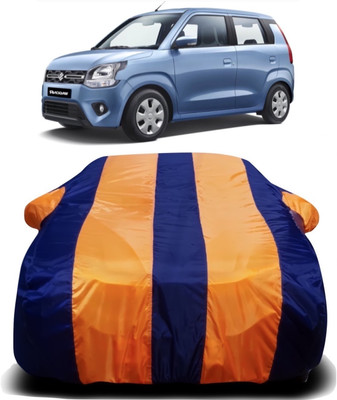 AXLOZ Car Cover For Maruti Suzuki WagonR (With Mirror Pockets)(Multicolor)