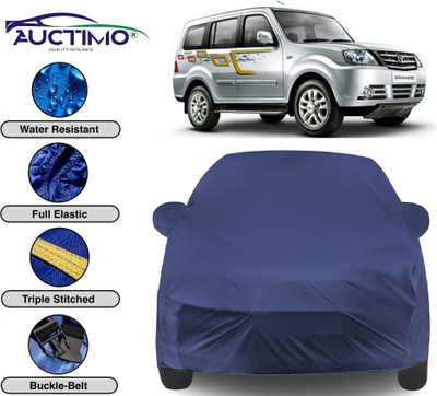 AUCTIMO Car Cover For Tata Sumo Gold (With Mirror Pockets)(Blue)