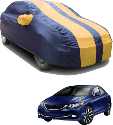 SS FOR YOUR SMART NEEDS Car Cover For Honda Civic (With Mirror Pockets)(Blue, Yellow)