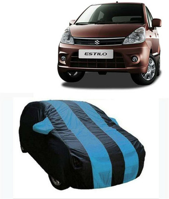 RRZ Car Cover For Maruti Suzuki Zen Estilo (With Mirror Pockets)(Black, Blue, For 2020 Models)