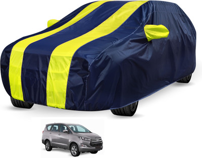 Auto Hub Car Cover For Toyota Innova (Without Mirror Pockets)(Black, Yellow)