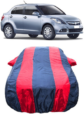 Wegather Car Cover For Maruti Suzuki Swift Dzire LDI Optional (With Mirror Pockets)(Red)