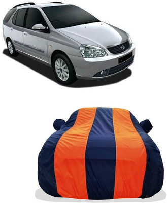 Tricway Car Cover For Tata Indica Marina (With Mirror Pockets)(Orange)