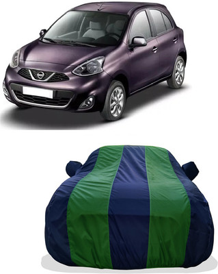 Tricway Car Cover For Nissan Micra Diesel XL Optional (With Mirror Pockets)(Green)