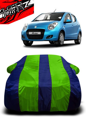 J S R Car Cover For Maruti Suzuki A-Star (With Mirror Pockets)(Green, Blue)