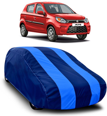 MoTRoX Car Cover For Maruti Suzuki Alto K10 (Without Mirror Pockets)(Blue, Blue)