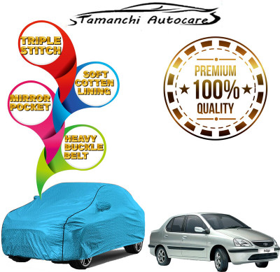 Tamanchi Autocare Car Cover For Maruti Suzuki Swift Dzire (With Mirror Pockets)(Blue)
