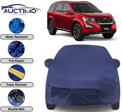 AUCTIMO Car Cover For Mahindra XUV 500 (With Mirror Pockets)(Blue)