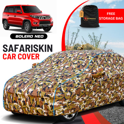 AUTOMOZEXO Car Cover For Mahindra Bolero (With Mirror Pockets)(Multicolor)