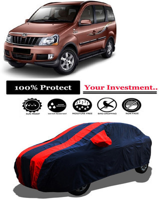 Amexride Car Cover For Mahindra Xylo D4 BS III (With Mirror Pockets)(Red)